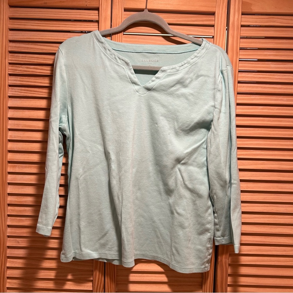 Turquoise Long Sleeve Tee